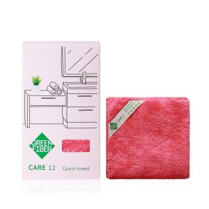 Полотенце гостевое Green Fiber CARE 12, коралловое